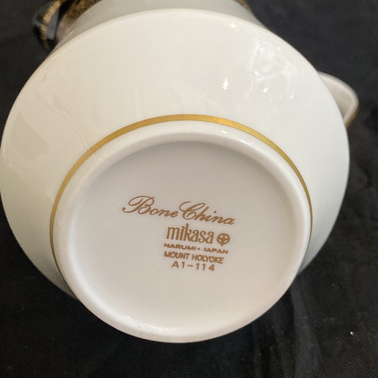 Mikasa Mount Holyoke Bone-China Creamer & Sugar Bowl Set