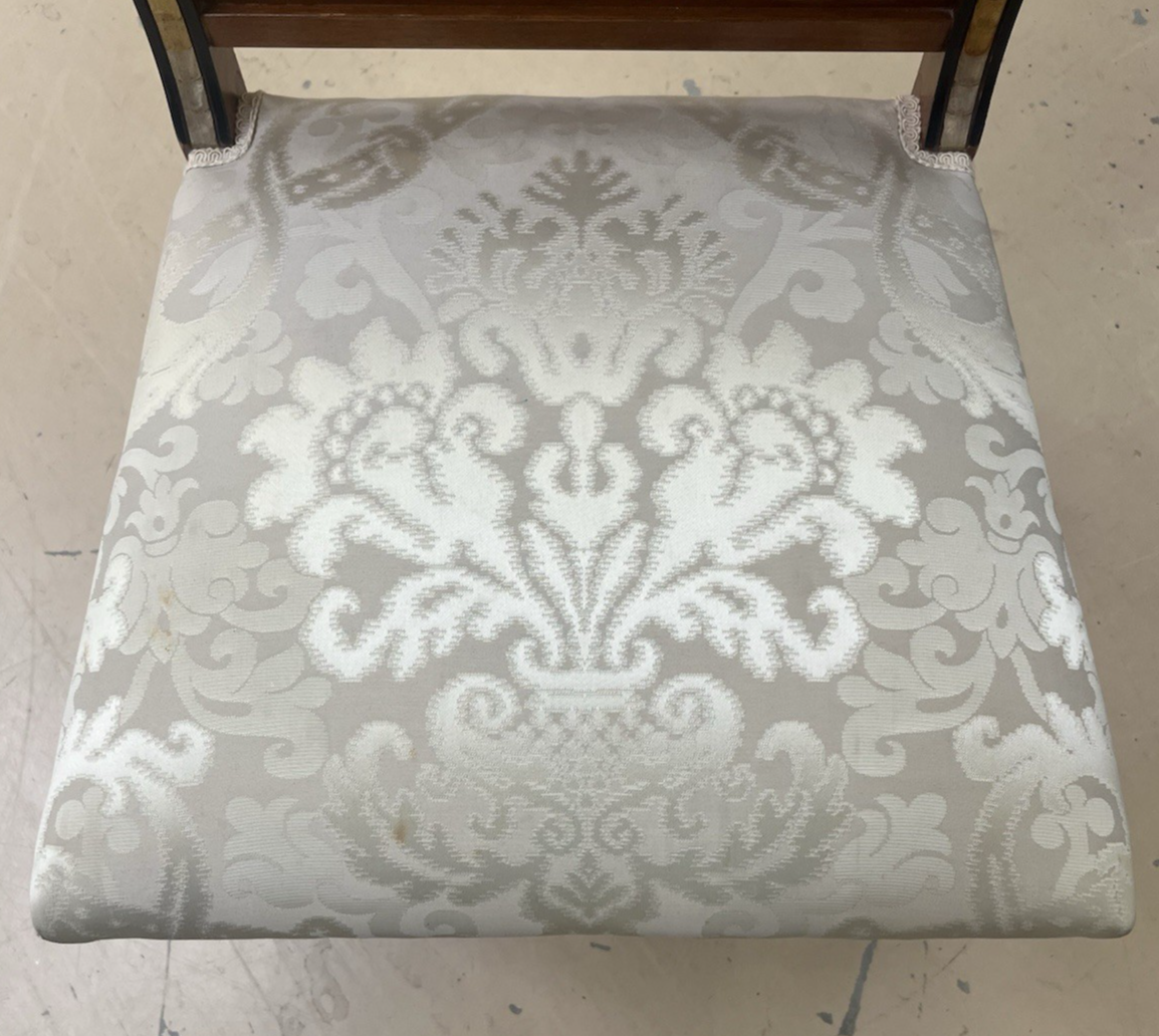 Set of 10 (8+2) EJ VICTOR ANTIQUE REGENCY STYLE NEWPORT DINING ROOM CHAIRS