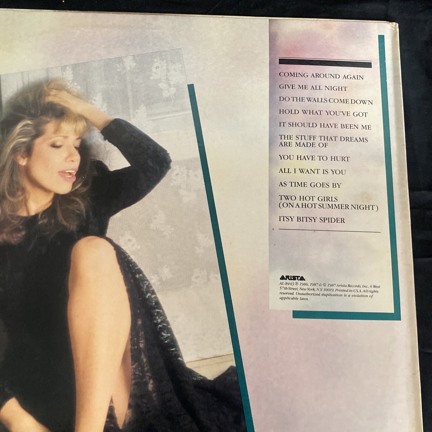 STAMPED PROMO Carly Simon Coming Around Again AL-8443 NM/VG+