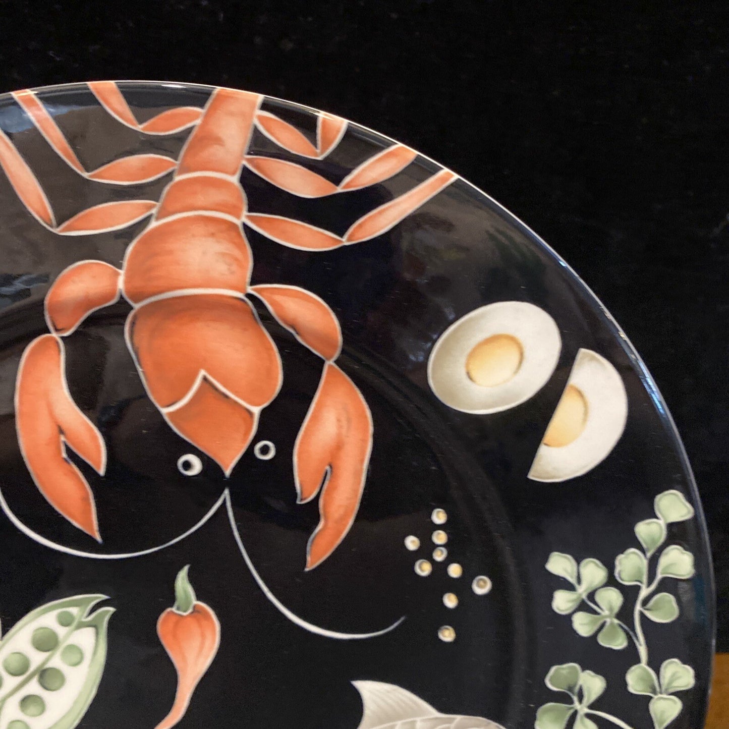 Set Of 6 “Fruits de Mer” By Villeroy & Boch  12” Dinner Plate Charger BH249