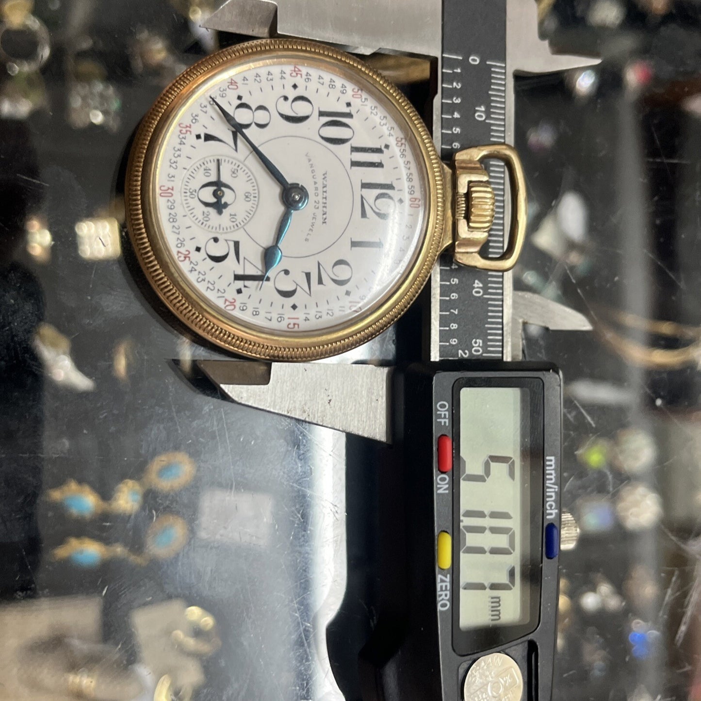 1936 Waltham Vanguard Fine 10k Gold Filled 23 Jewels Pocket Watch 16s 6 position