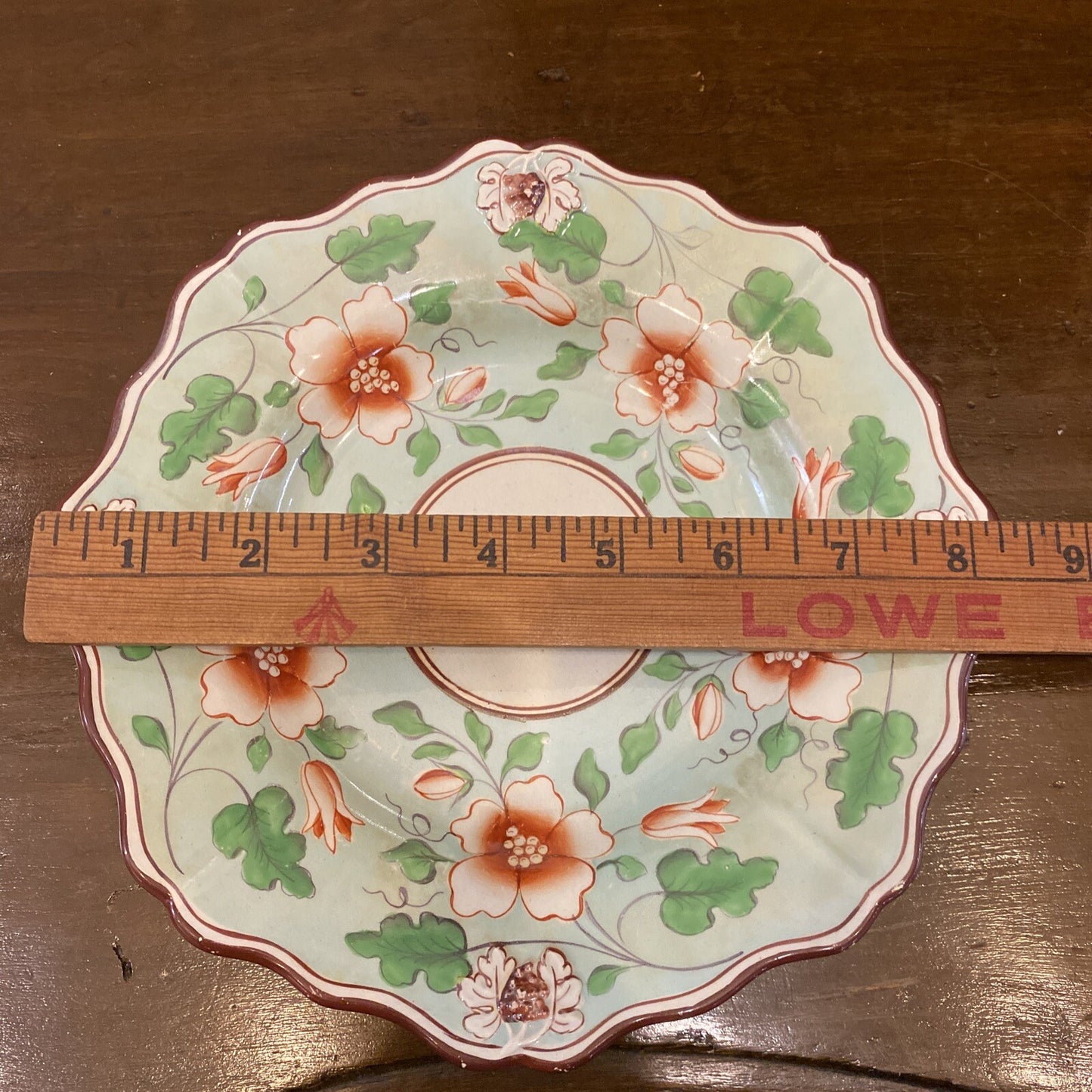 Rare English Copeland Antique Floral Dessert Plate Set Of 6