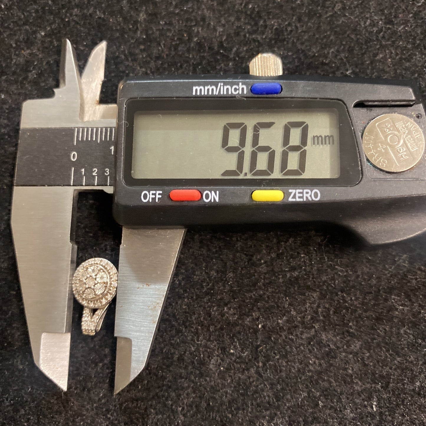 Sterling Silver 925 Pendant CZ Stones 1.5g