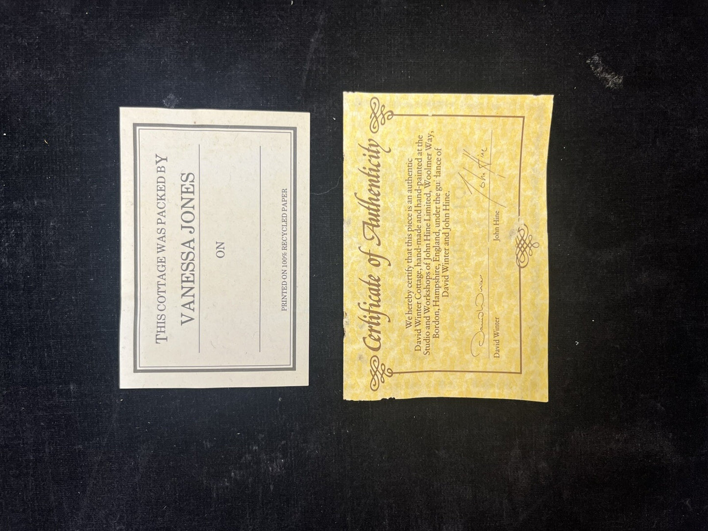 David Winter Cottages Irish Round Tower 1991 Limited Edition