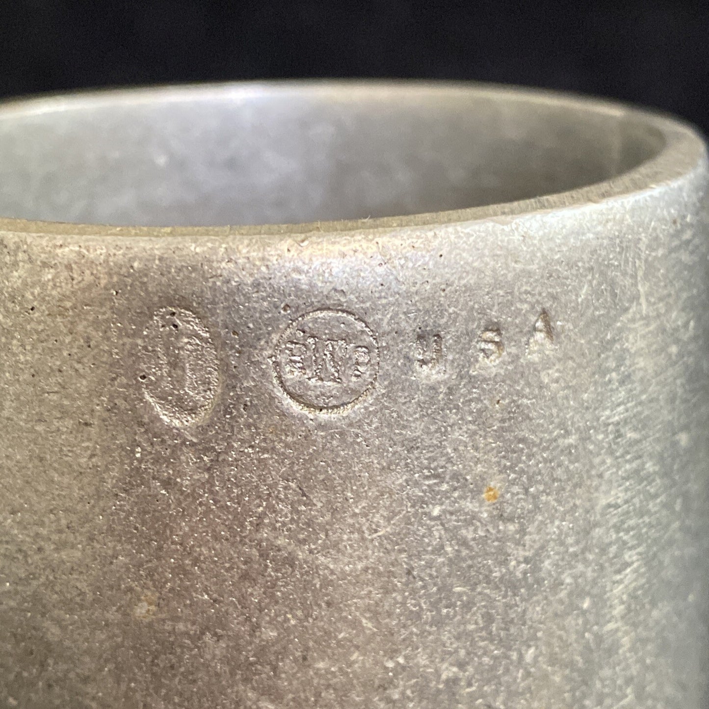 Planters Peanut Co. 6 1/4" Pewter Mug with Bell