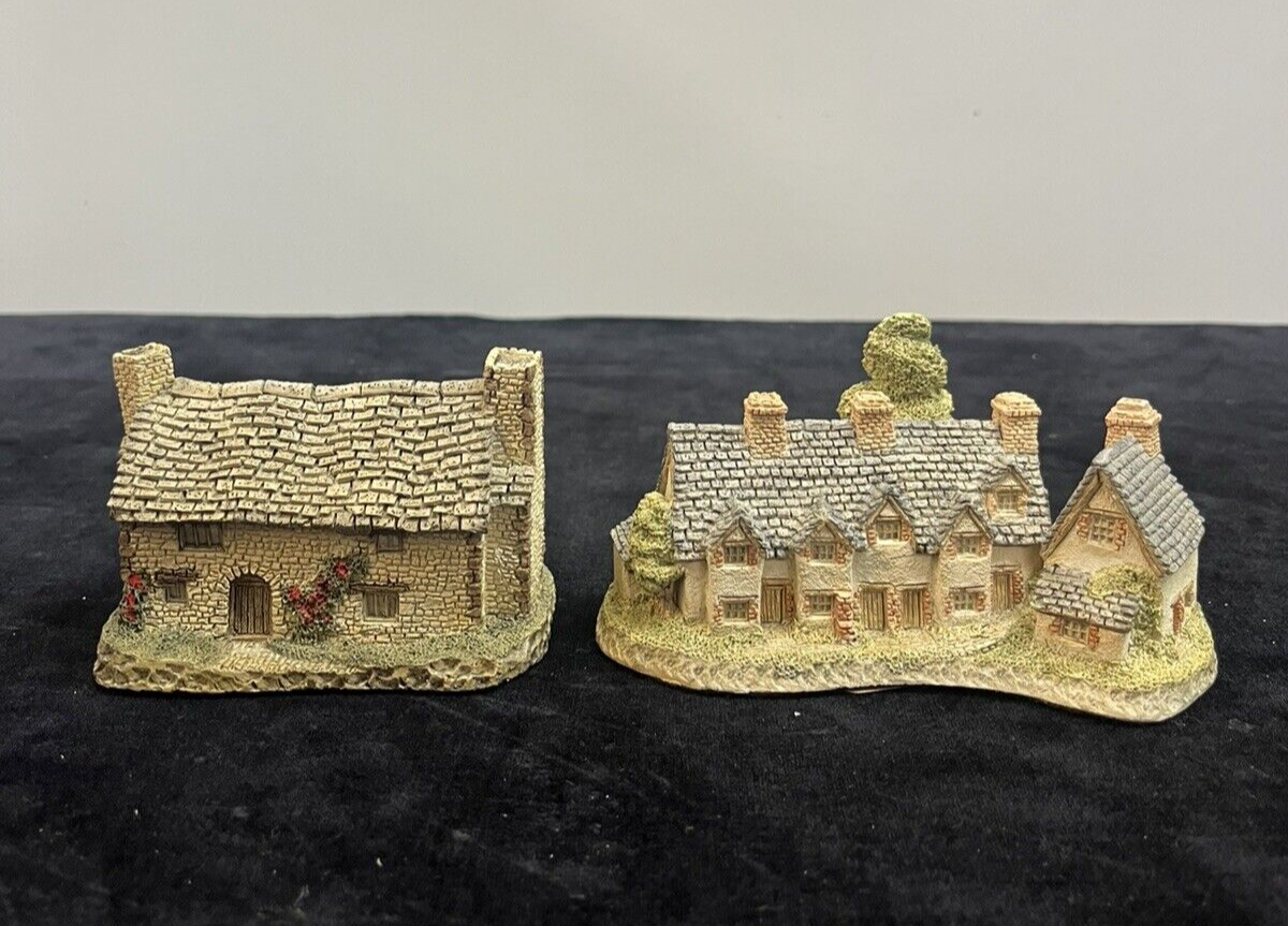 David Winter Cottages Lot Of 4: Yeoman’s Farm, Blackfriars, Craftsman, Miners