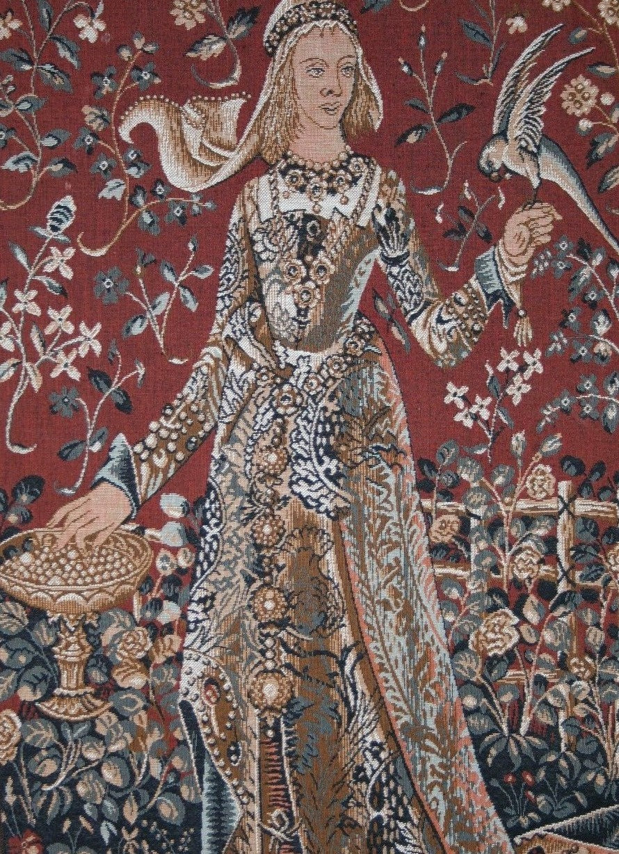 The Lady and the Unicorn Senses Tapestry Taste Hearing To My Soul Desire Cluny