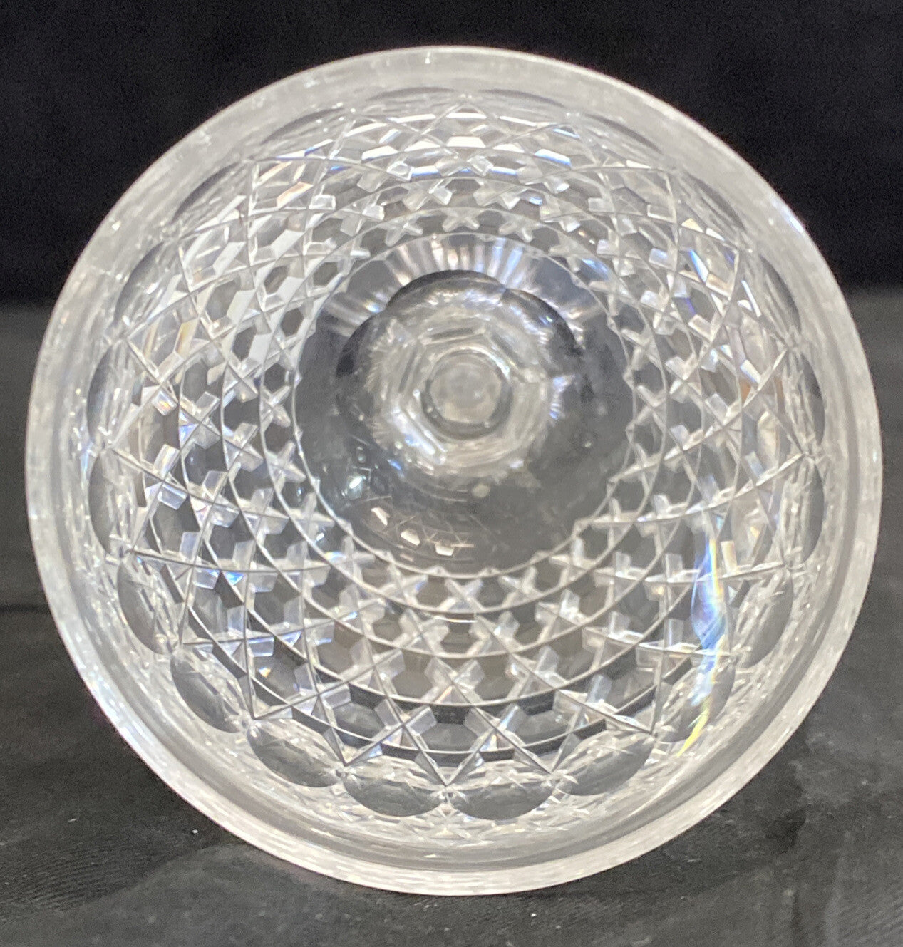 1875 Dorflinger Hob Diamond 4 Wine Glass 4.75" same as White House