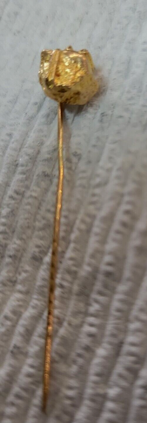 14 Karat Yellow Gold Björn Weckström Nugget Stickpin 1986 Lapponia Finland