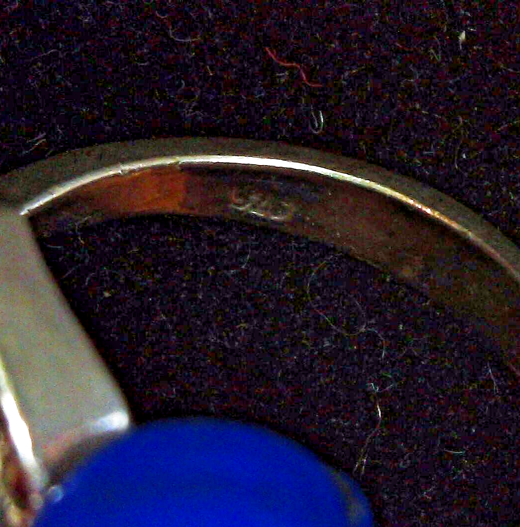 Sterling Silver 925 Faceted Black Onyx & Marcasite Stones Ring SZ 6.5 6.1g JM18