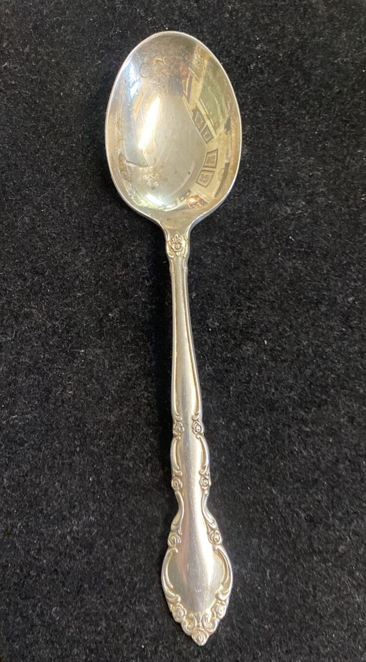 Sterling Heirloom Grandeur by Oneida 6 1/2" Dessert/Soup Spoon 37g 2 Avail