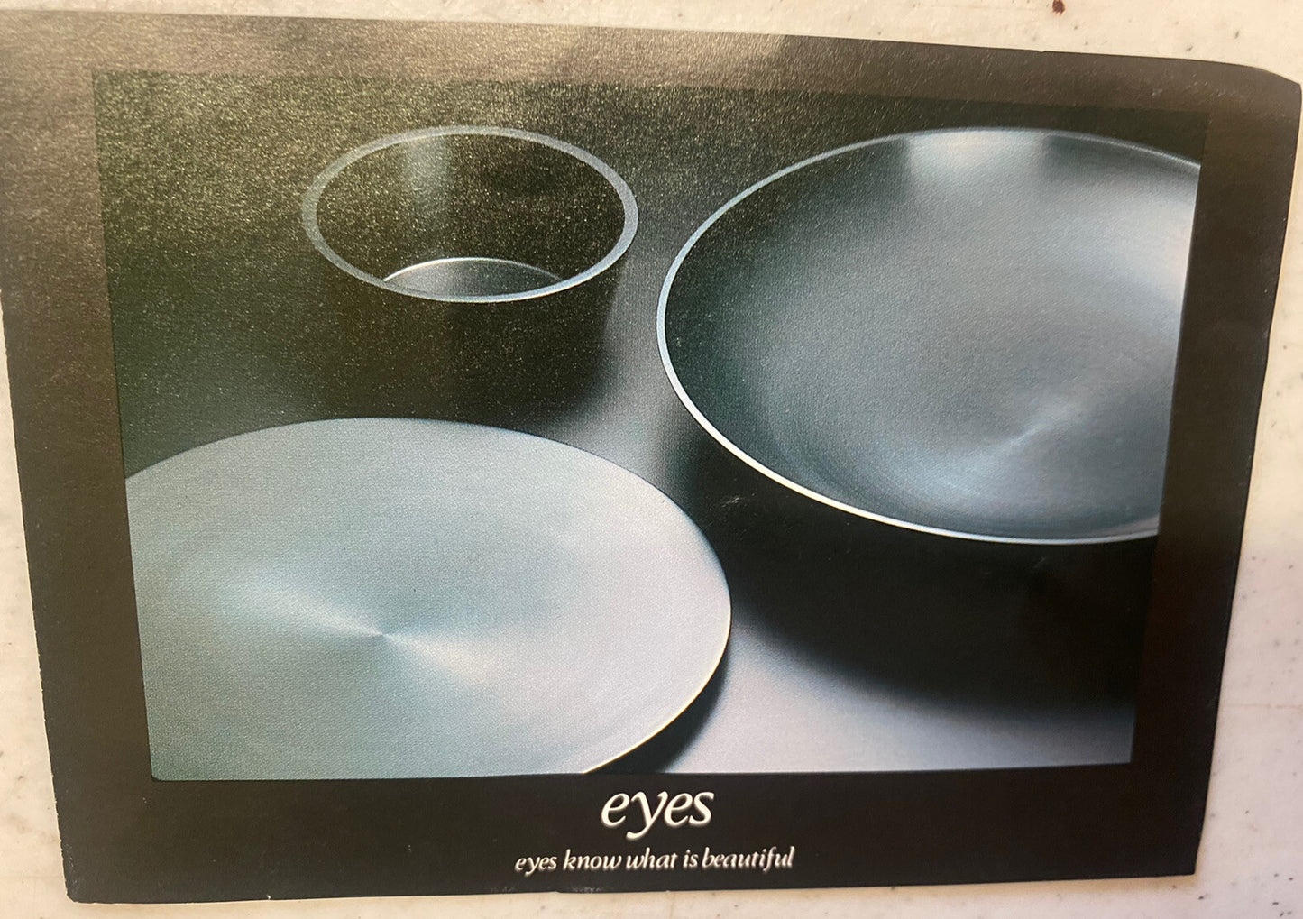 Eyes Black 10” Bowl by Asao Sakamoto Studio Eyes from MOMA NIB BH46