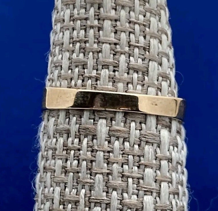 1960's 14K Yellow Gold Large Smoky Topaz Ring Size 6 9.4g