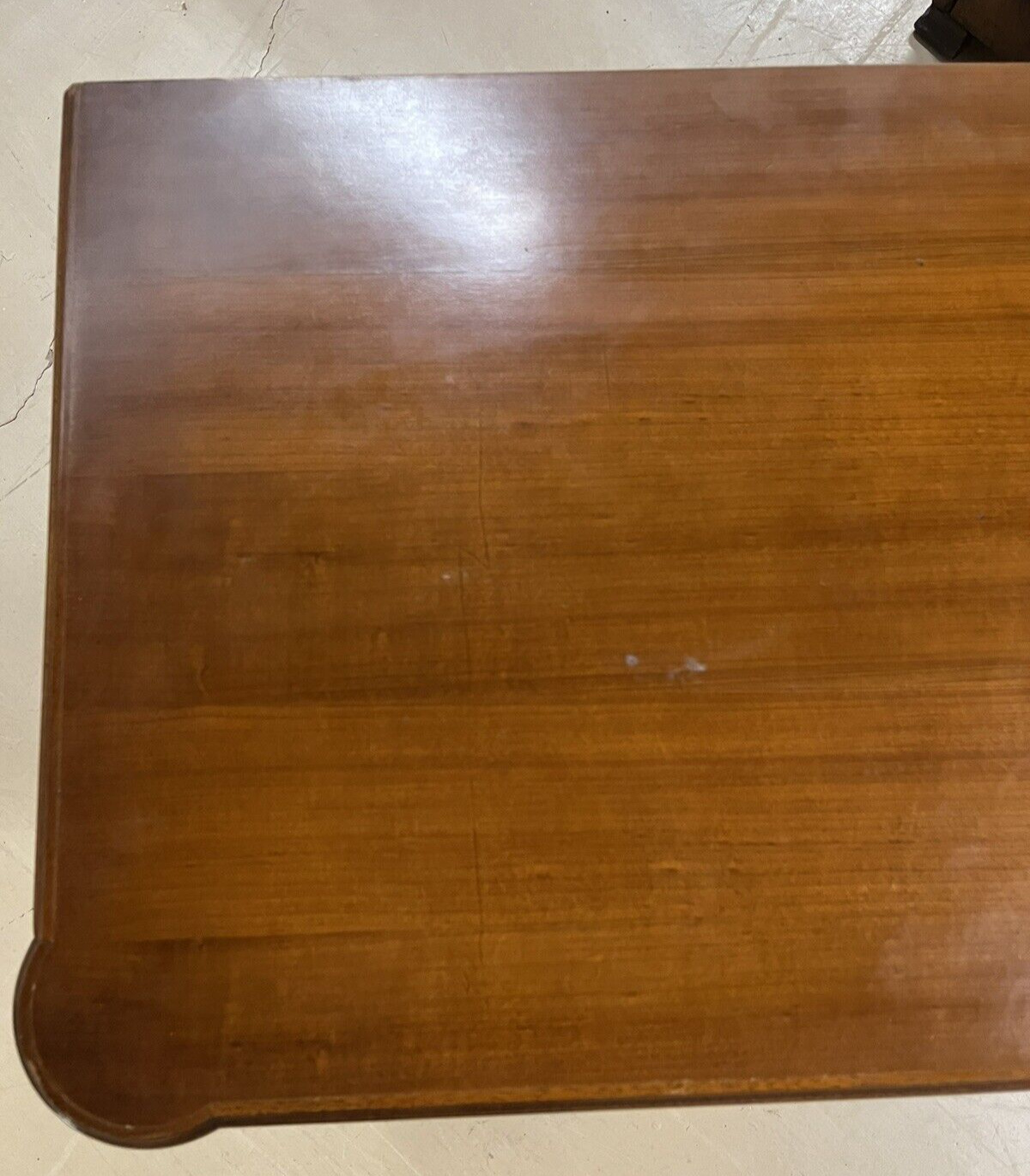 French Louis XVI Cherry Three Drawer Chest Of Drawers Brass Ormolu Pulls 43”