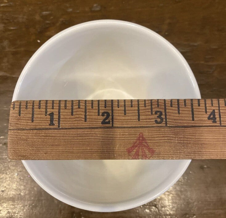 Maryse Boxer White Flower Petal Cup & Saucer Set of 4