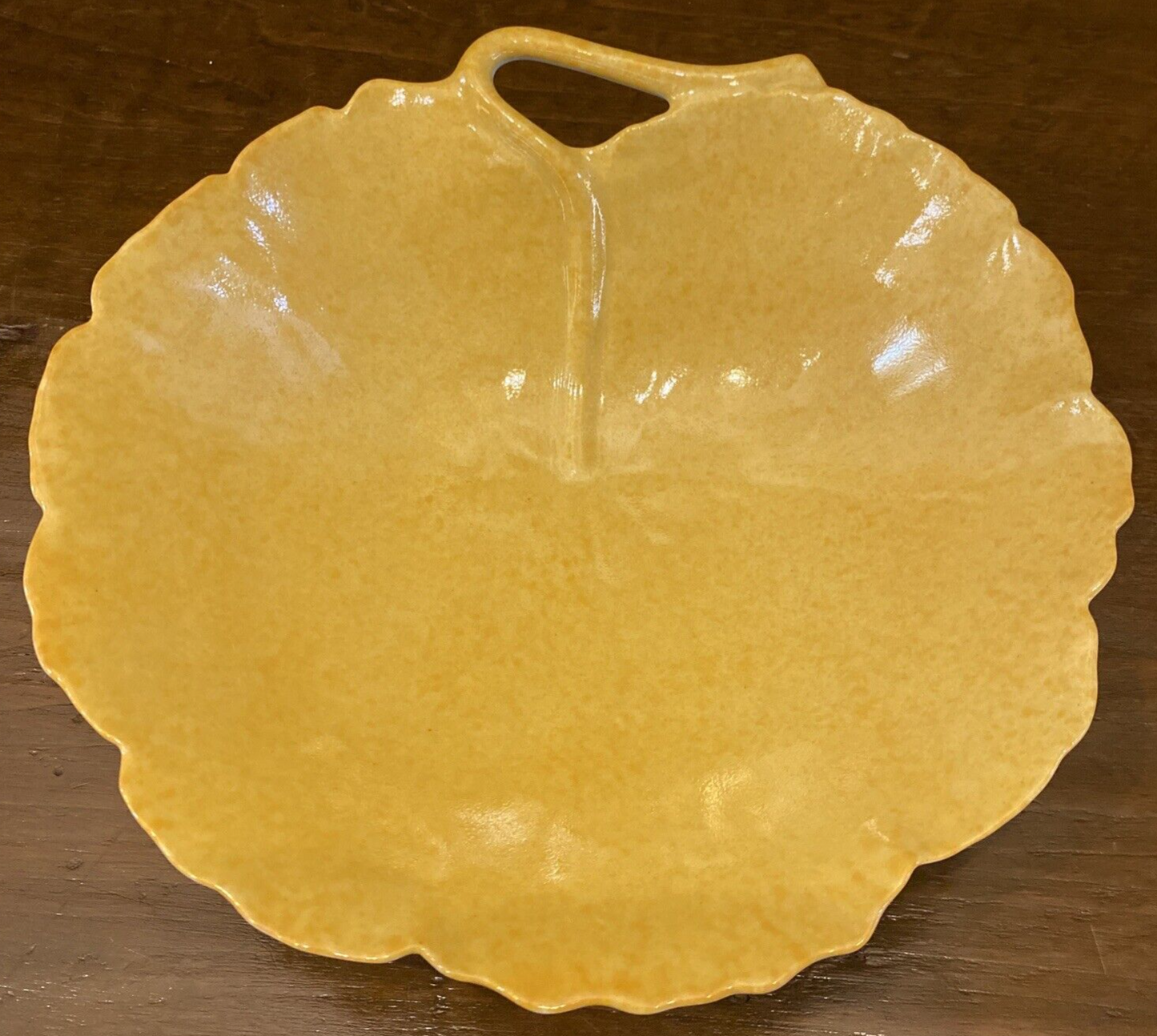 Laure Japy Porcelain Leaf Plate Bowl Set Of 6 Yellow Limoges France