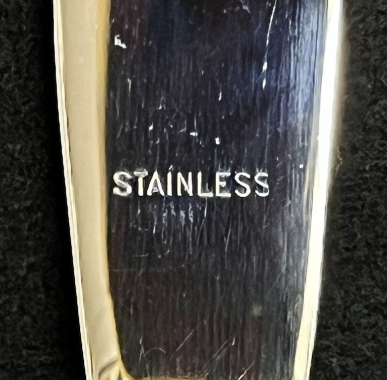 Melrose by Gorham 42.7g Sterling Modern Hollow Butter Spreader 6 1/4 in