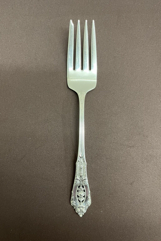 Rose Point by Wallace 35g Sterling Silver Salad Fork 6 1/4"