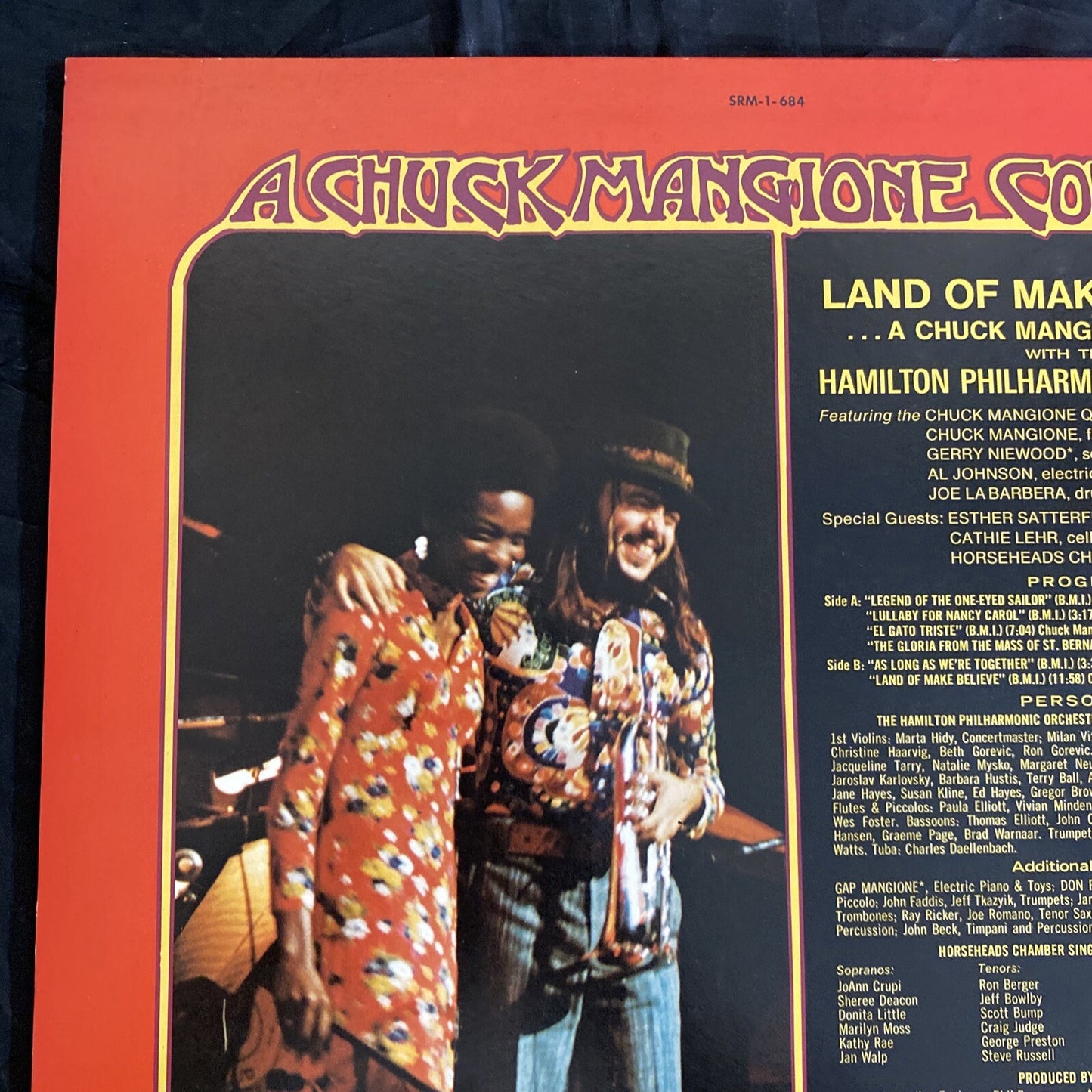 Chuck Mangione Live Concert Land of Make Believe Concert Jazz Vinyl LP NM 1973