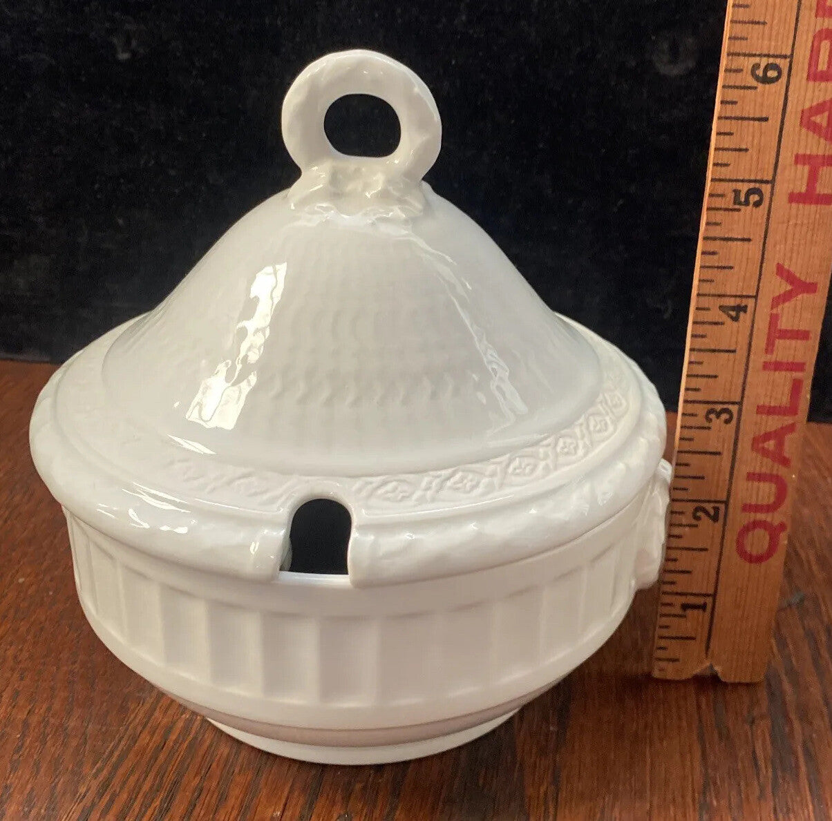 Royal Copenhagen “White Fan” Lidded Serving Dish Sauce Soup Tureen