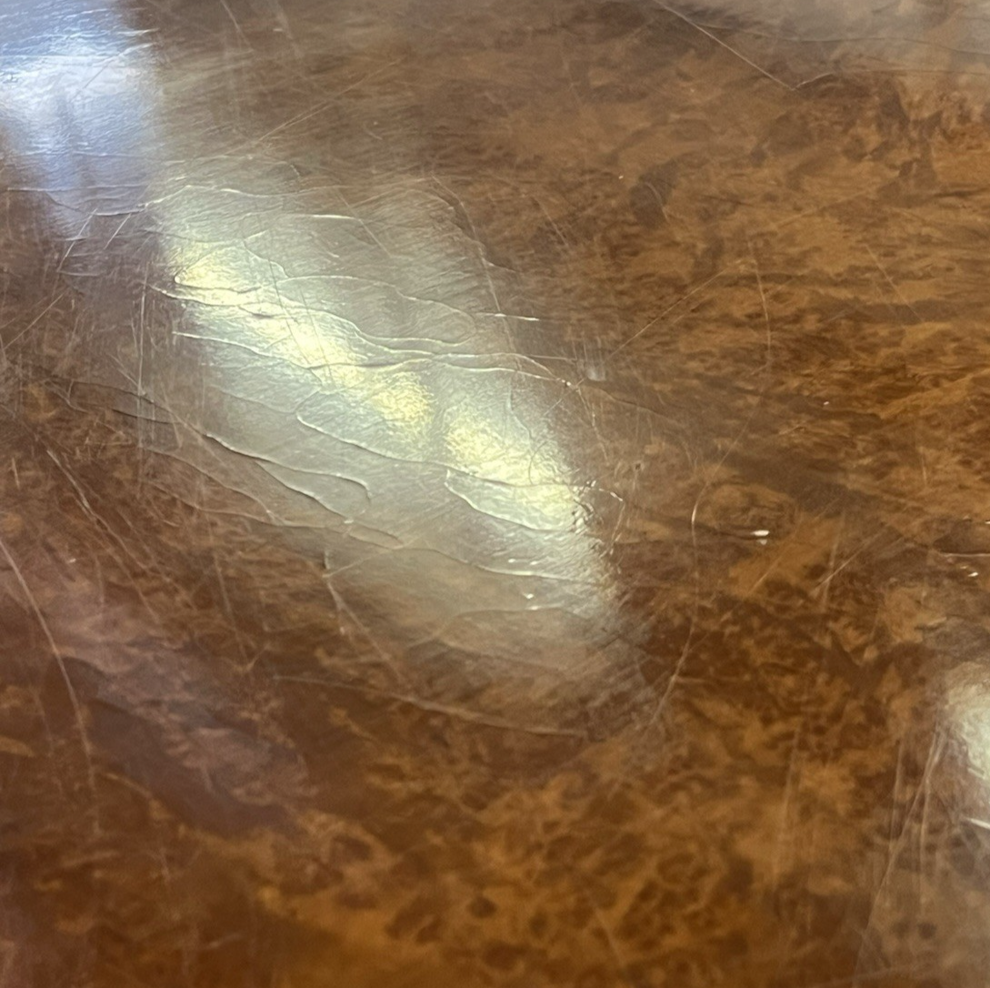 EJ VICTOR NEWPORT REGENCY STYLE TABLE w/ LEAVES 142"-99"