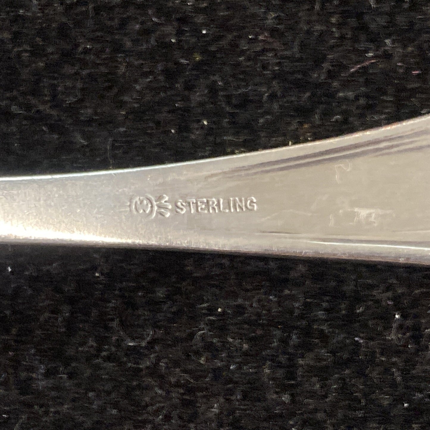 Frank Whiting Co. Pierced Sterling Silver 4 3/4" Serving Sauce Ladle 20.37g Mono