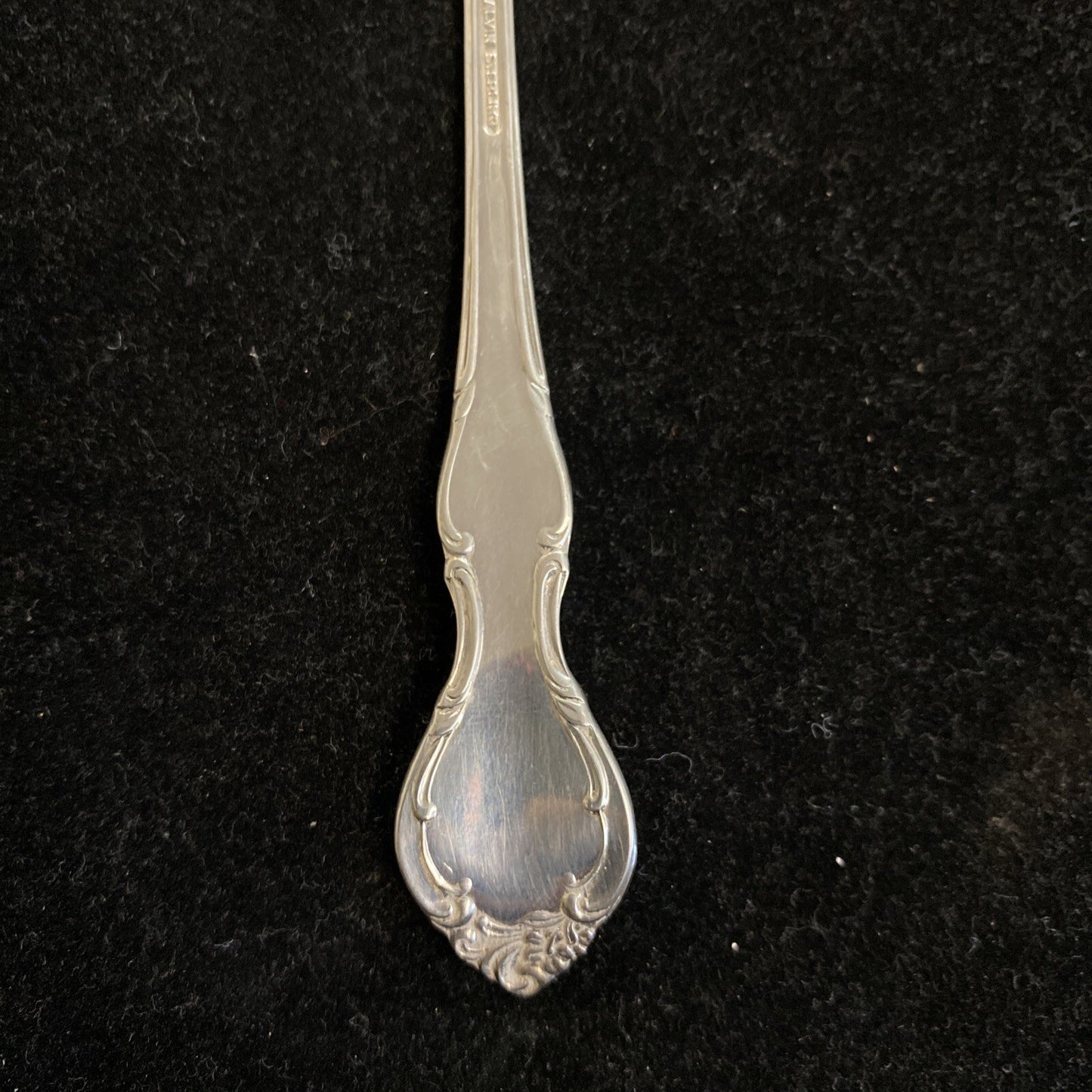 Sterling Silver Alvin  Pirouette 6" Sugar Shell Spoon