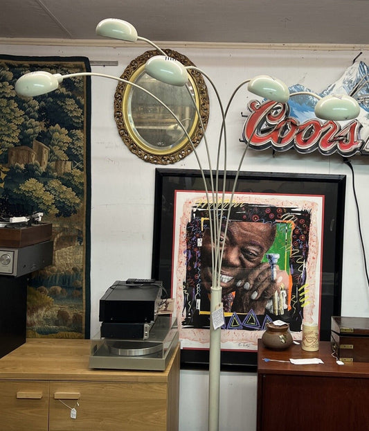 "ILLONA" ARC FLOOR LAMP MIDENTURY MODERN VTG ITALIAN