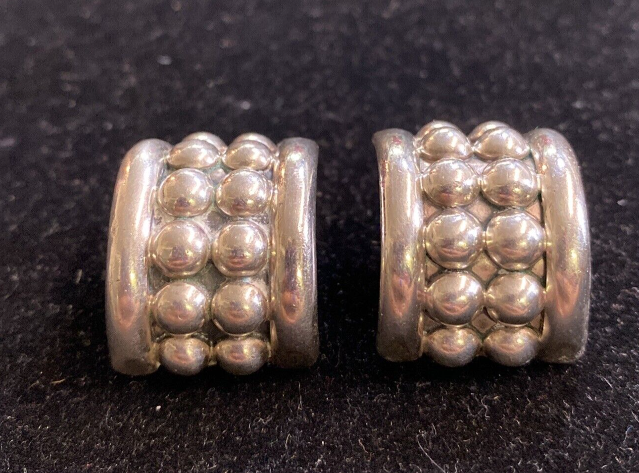 Sterling Silver 925 Clip On Earrings 21.7g