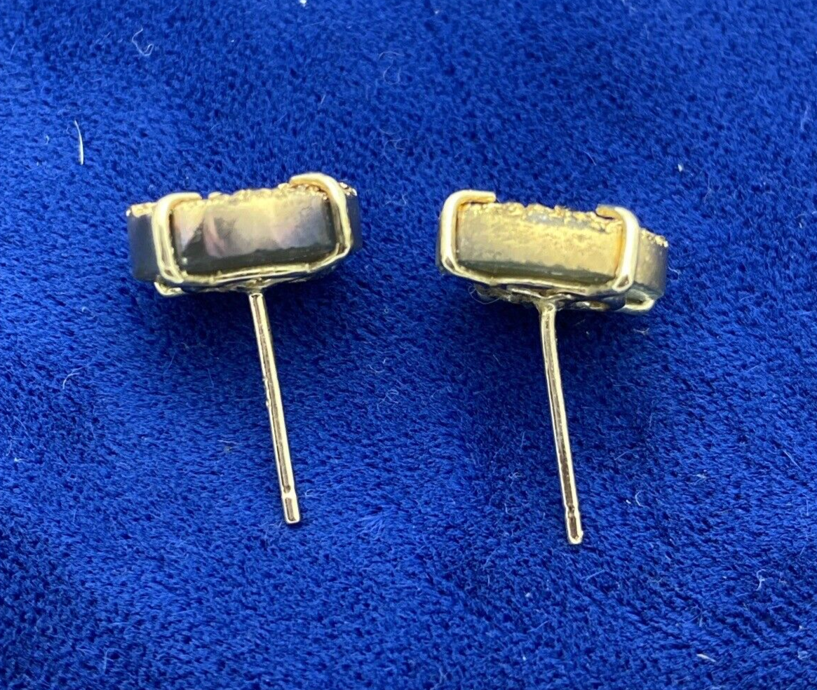 14K Gold Dust Stud Earrings 2.0g CB24