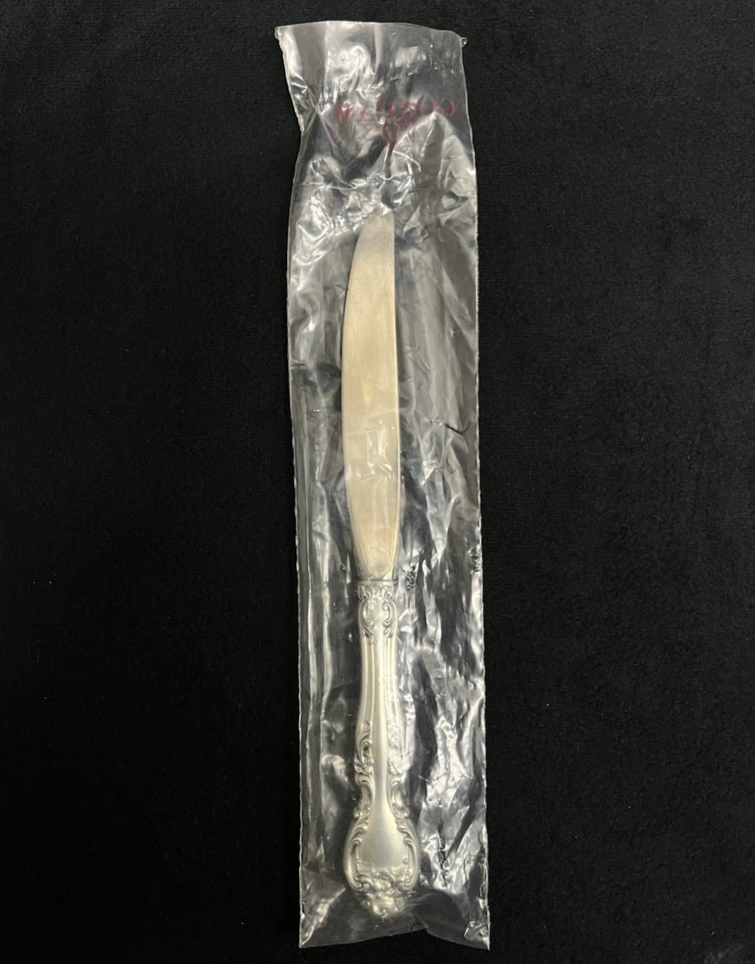 UNOPENED Melrose by Gorham 77.06g Sterling Silver Place Size Knife 9 1/8"