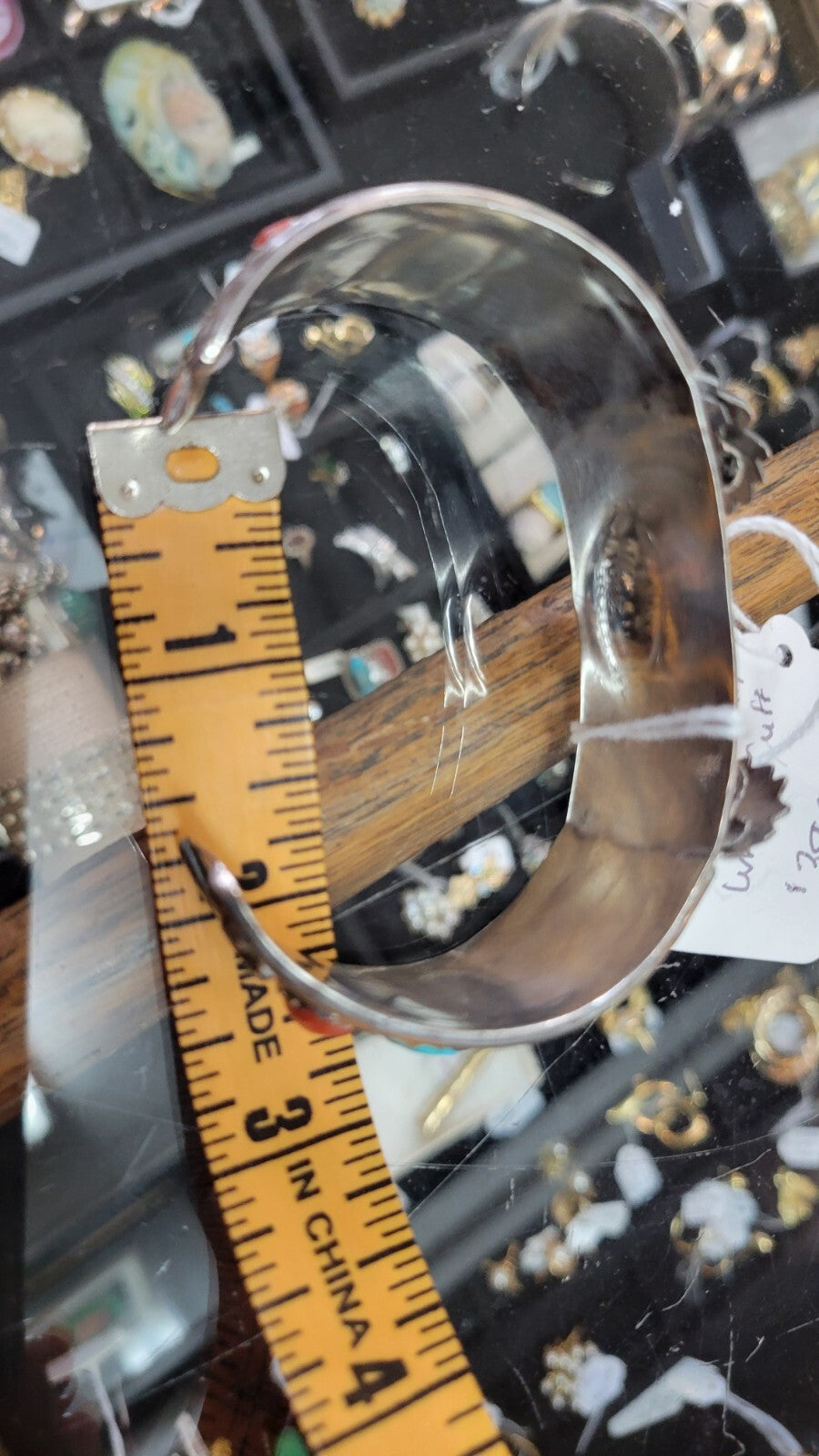 Sterling Silver Turquoise & Coral Watch Cuff by Zuni Artist Marvelyne Cheama 56g