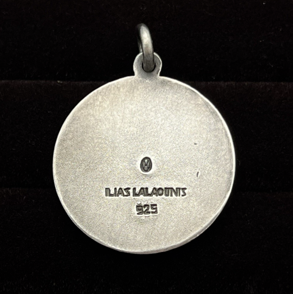 1987 Ilias Lalaounis Sterling Silver Sailing Ship Pendant w/ Original Box  6.2g