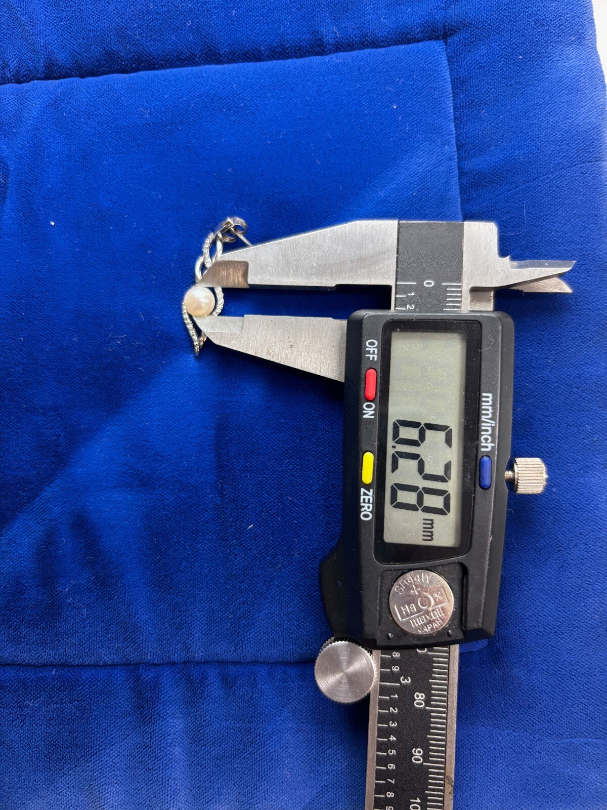 Cultured Pearl Earrings Lab-Created Sapphires Sterling Silver 925 Kay Jewelers