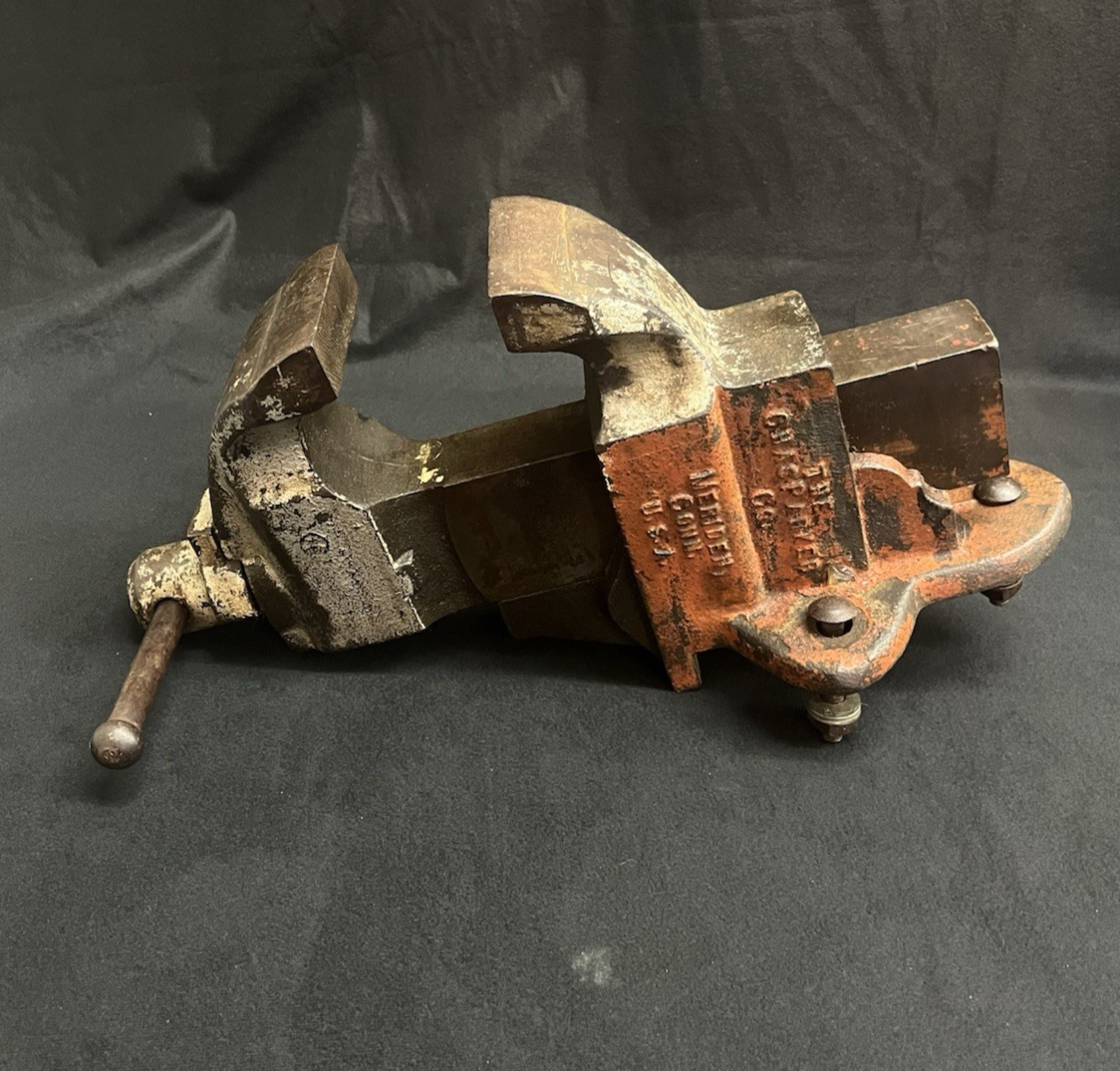 Vise, CHAS. PARKER & Co., Vintage No. 953-1/2 Bench Vise, Weighs 36 lbs., USA