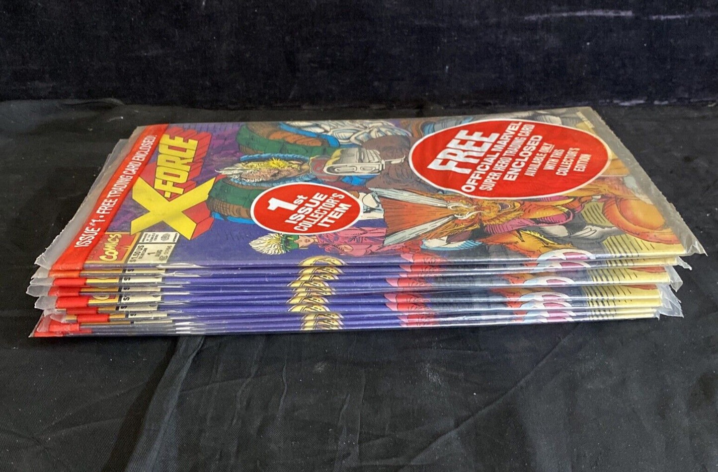 X-Force #1 Marvel Comic Books Sealed with Trading Card Collector's Edition