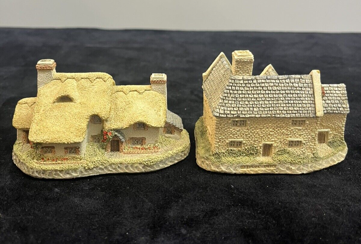 David Winter Cottages Lot Of 4: Yeoman’s Farm, Blackfriars, Craftsman, Miners