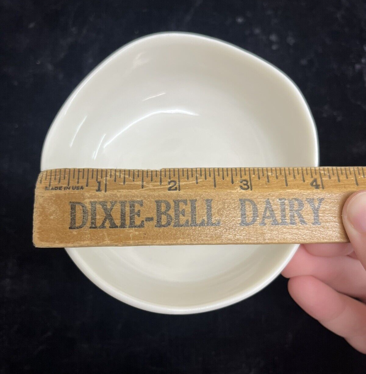 dbO Ware Raw Porcelain Pedestal Compote/Fruit Handmade in Peru 3.25 in