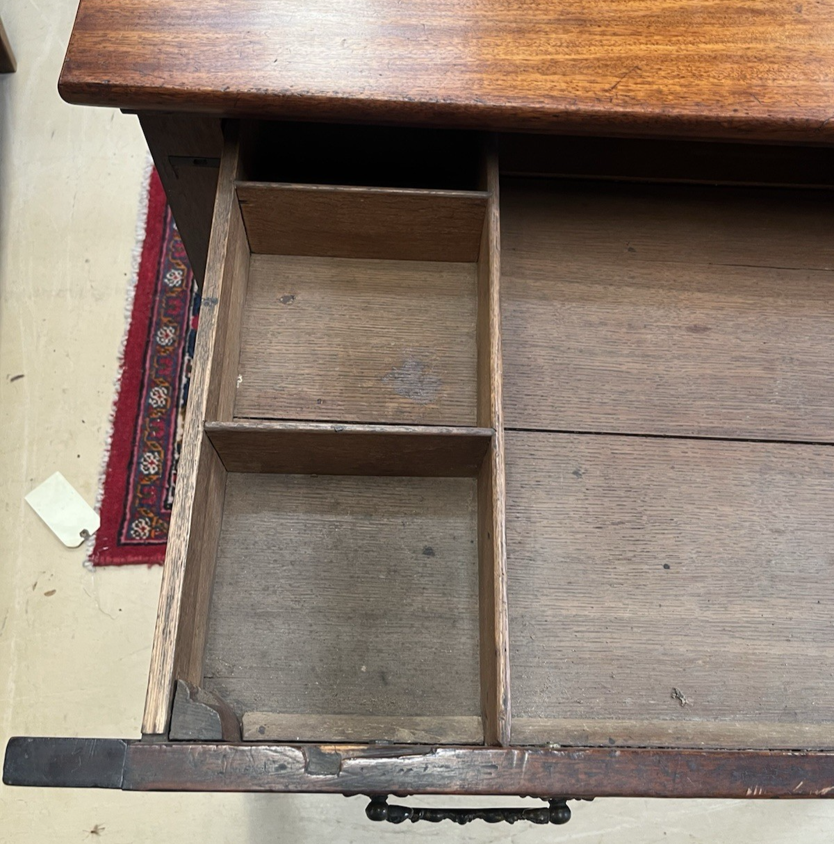 ANTIQUE ENGLISH PERIOD GEORGE III MAHOGANY ARCHITECTS DESK WRITING WORK TABLE