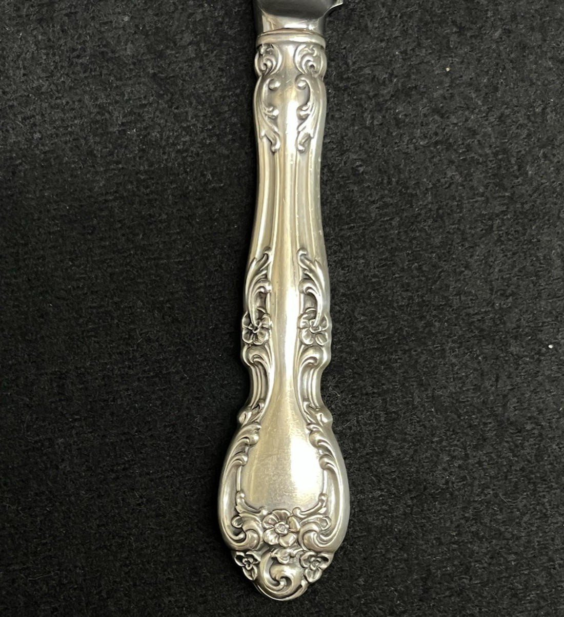 Melrose by Gorham 38.37g Sterling Hollow Handle Paddle Butter Spreader 6 1/8 in