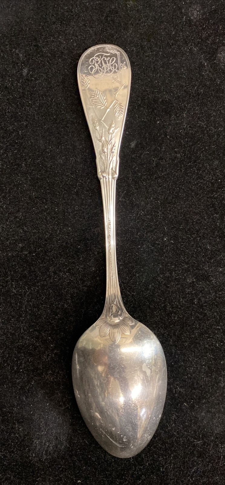 Japanese by Tiffany and Co Sterling Silver Soup Place Spoon 7 1/4" mono  3 avail