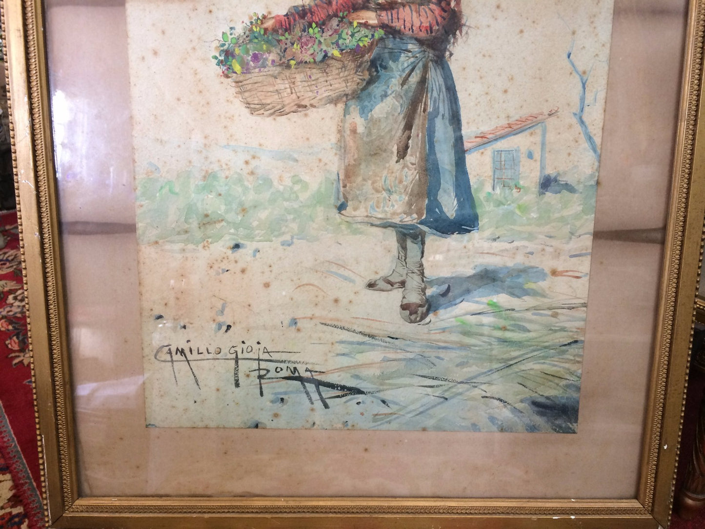 Original Signed Painting by Camillo Gioja Barbera circa 1800's