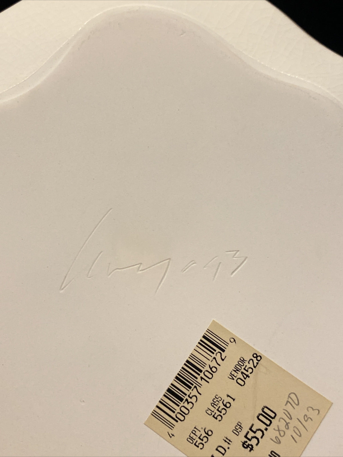 Dan Levy 1992 White & 22K Gold Handmade  Dinner Set of 24 Today $4700 Spot BH243