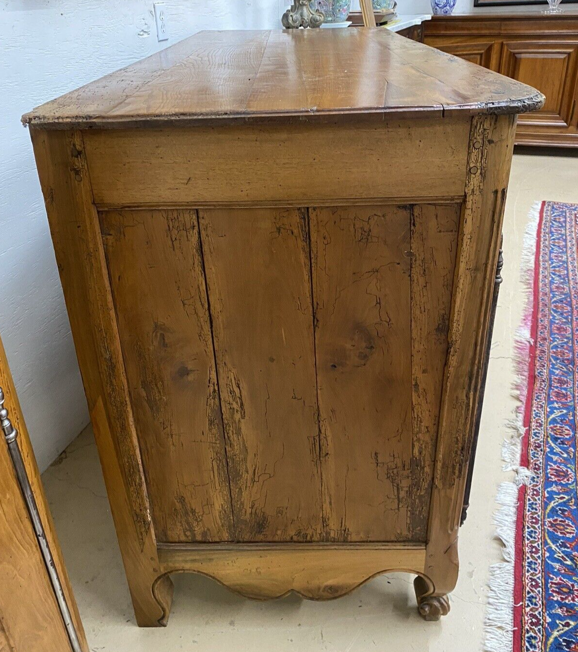 Antique French Louis XV Cherrywood Commode Chest Sideboard Cabinet 19th c. A7