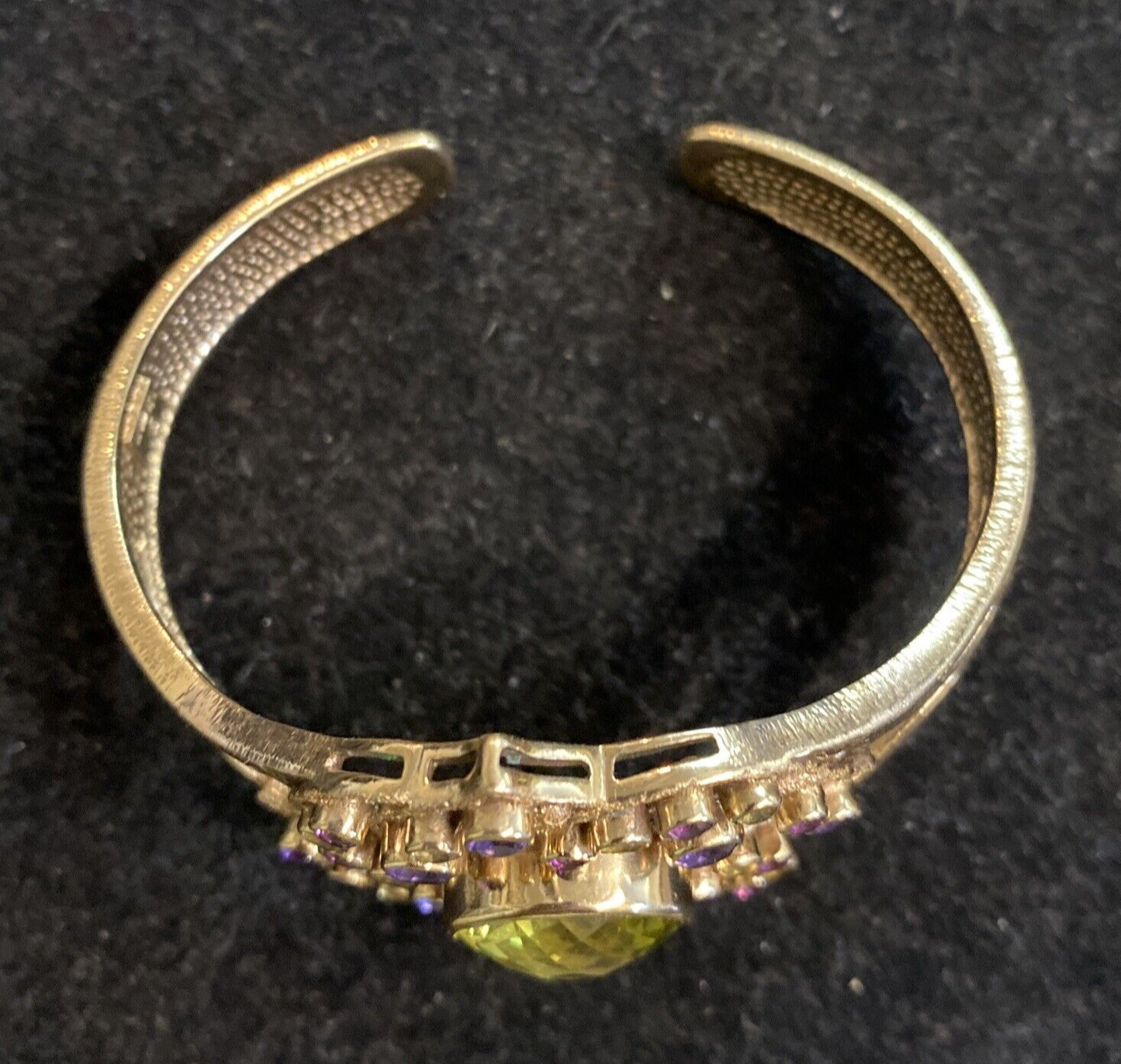 Nicky Butler RAJ Collection Limited Edition MultiGem 6 1/4" Cuff Bracelet Bronze