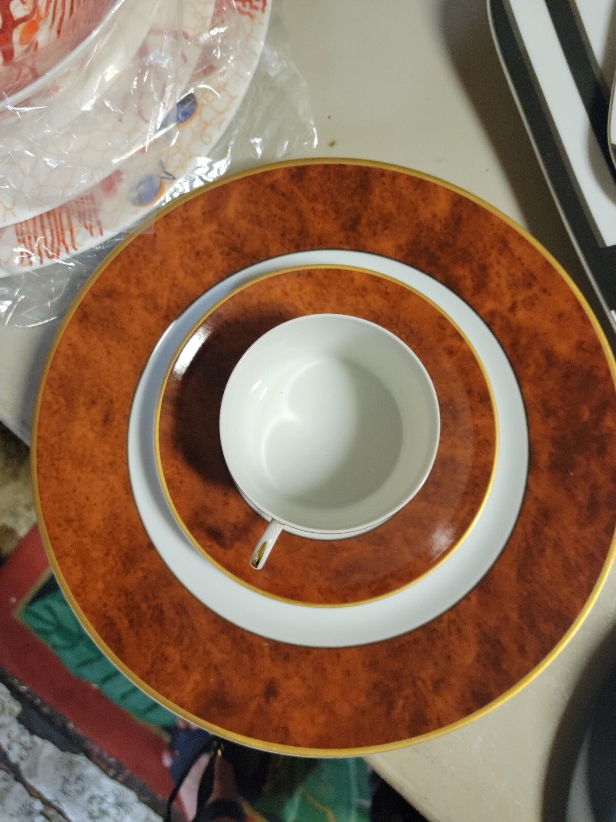 Limoges Haviland "Marco Polo" Dinner Plate Cup & Saucer $170 retail France BH312