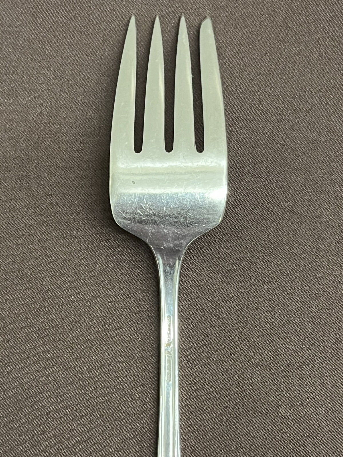 Rose Point by Wallace 35g Sterling Silver Salad Fork 6 1/4"