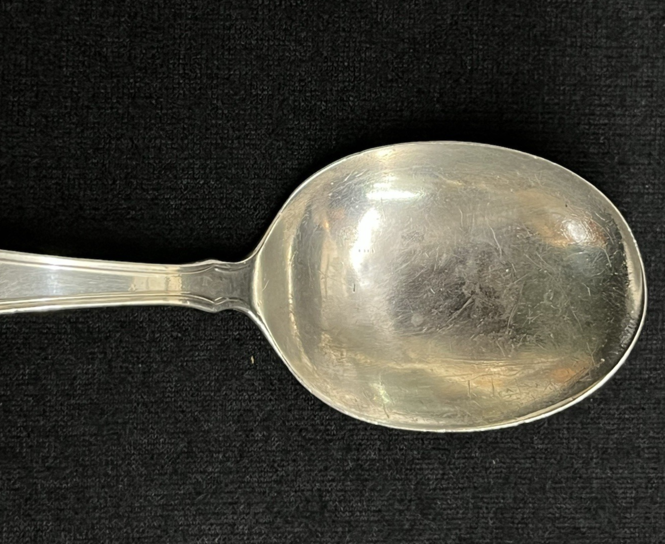 Roger Williams by Baker Manchester Baby Spoon & Fork Set, Engraved 30.56g