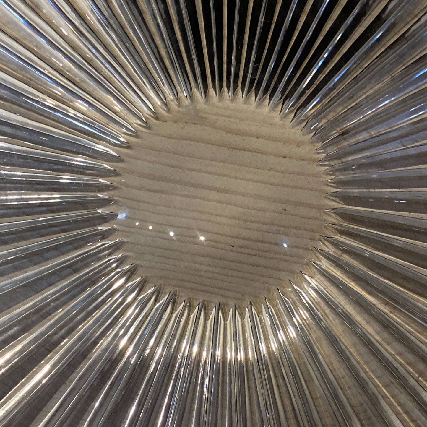 CJR Claus Josef Riedel LARGE AUSTRIAN CUT CRYSTAL Plate & Bowl