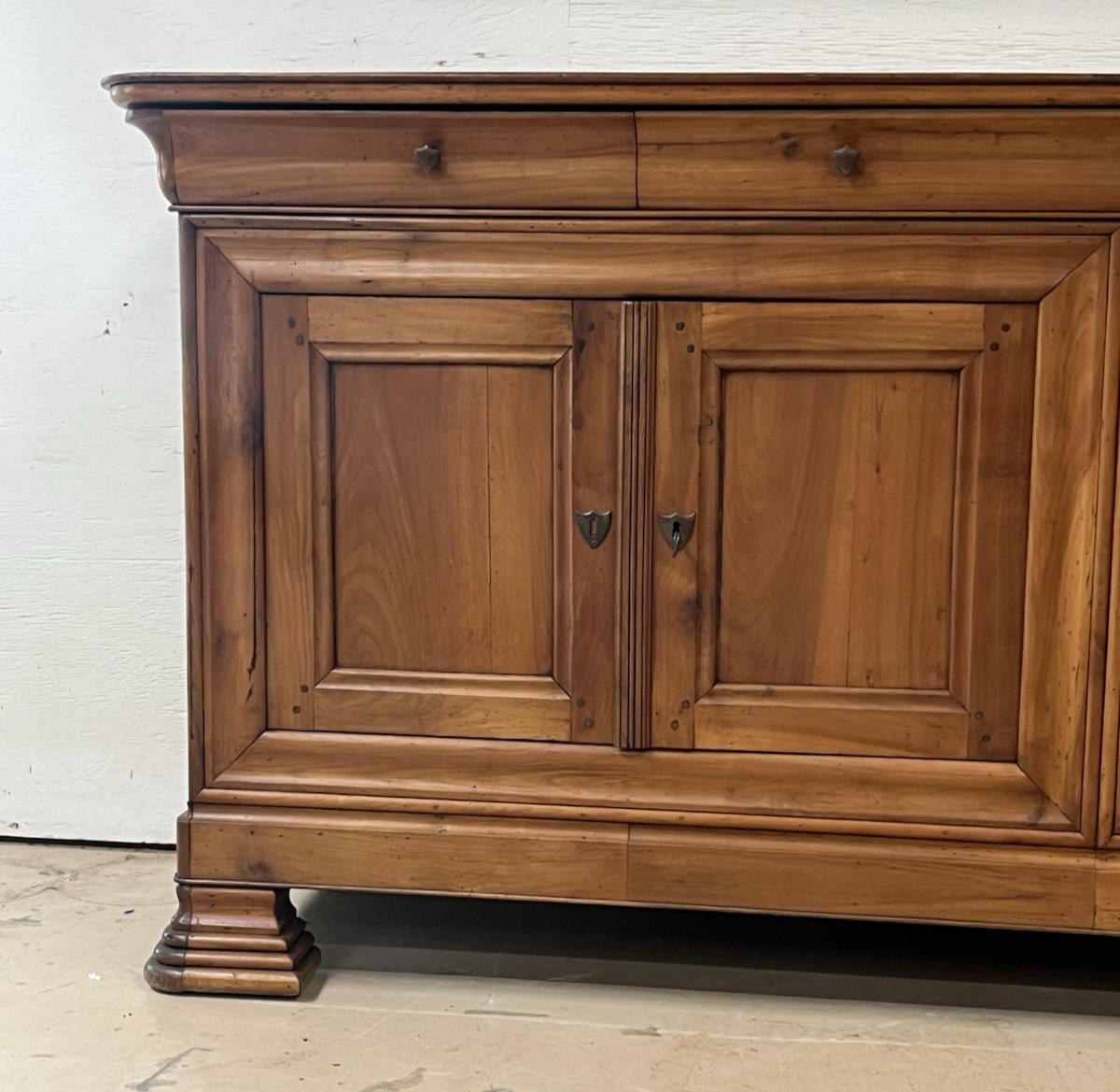 ANTIQUE PERIOD FRENCH LOUIS PHILIPPE FRUITWOOD SIDEBOARD ENFILADE BUFFET